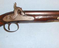 William Probin, Birmingham Percussion Holster Pistol For Cavalry Officers With Octagonal Barrel, Safety Cat 16 Bore/gauge Muzzleloader