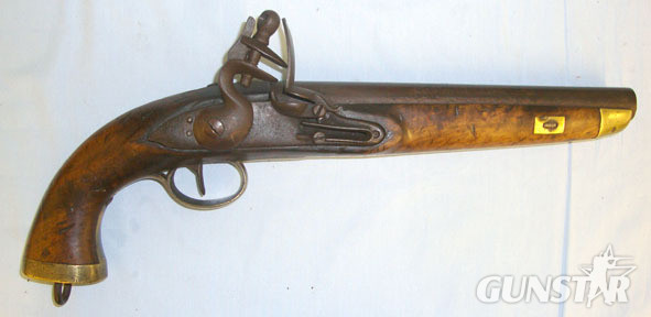 Lepage (Liège) .700 Calibre Flintlock British Royal Navy / Merchant Navy Sea Service Pistol Wit  Muzzleloader in 