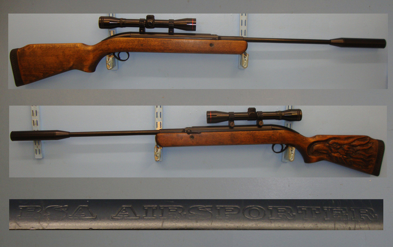 BSA 1969-1971 B.S.A. Airsporter MK IV .22 Calibre, Under Lever Air Rifle With \'GI\' Prefix Serial Number. AI 664. .22 in 