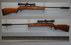 BSA 1969-1971 B.S.A. Airsporter MK IV .22 Calibre, Under Lever Air Rifle With \'GI\' Prefix Serial Number. AI 664. .22