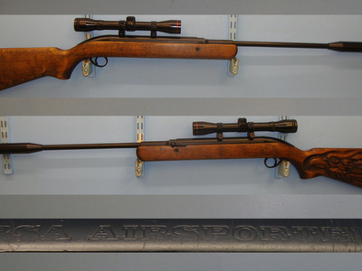 BSA 1969-1971 B.S.A. Airsporter MK IV .22 Calibre, Under Lever Air Rifle With \'GI\' Prefix Serial Number. AI 664. .22