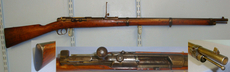 Spandau Imperial Arsenal 11.15 x 60R Obsolete Calibre Tube Magazine Bolt Action. Sn 21122 Bolt Action 11 mm Rifle