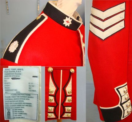 MINT* British Coldstream Guards Sergeant’s Red Dress Tunic. Sn 15305. MINT* British Coldstream Guards Sergeant’s Red Dress Tunic. Sn 15305. Clothing