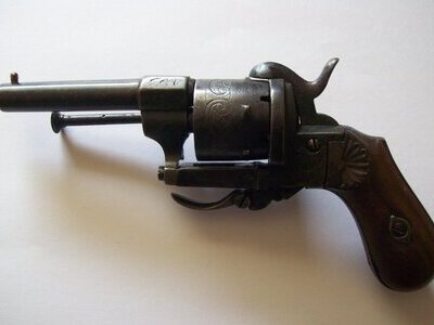 Belgian Pin fire 6 mm Revolver