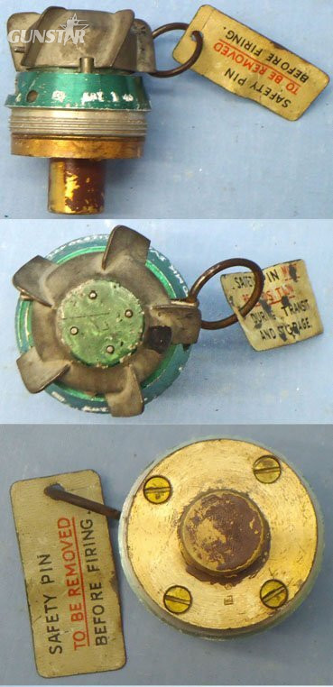 INERT DEACTIVATED. British, Royal Navy, MINT, WW2, Unfired, 1942 Dated, Number 720 Mark IV/N (Navy) Rocket Nose Fuze. Sn - 22326:4 INERT DEACTIVATED. British, Royal Navy, MINT, WW2, Unfired, 1942 Dated, Number 720 Mark IV/N (Navy) Rocket Nose Fuze. Sn - 22326:4  Other Ammunition