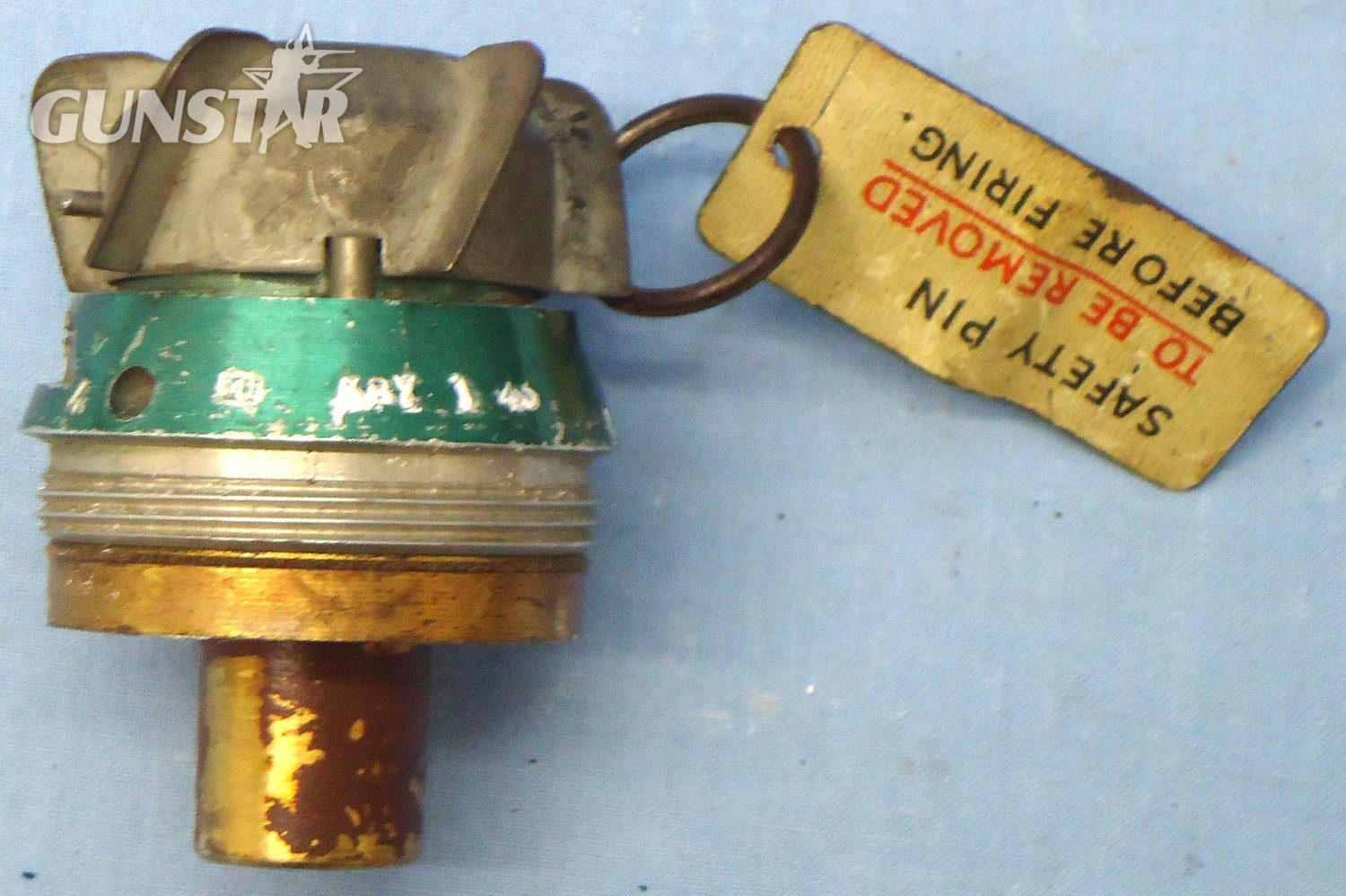 INERT DEACTIVATED. British, Royal Navy, MINT, WW2, Unfired, 1942 Dated, Number 720 Mark IV/N (Navy) Rocket Nose Fuze. Sn - 22326:4 INERT DEACTIVATED. British, Royal Navy, MINT, WW2, Unfired, 1942 Dated, Number 720 Mark IV/N (Navy) Rocket Nose Fuze. Sn - 22326:4  Other Ammunition - {CATEGORY}
