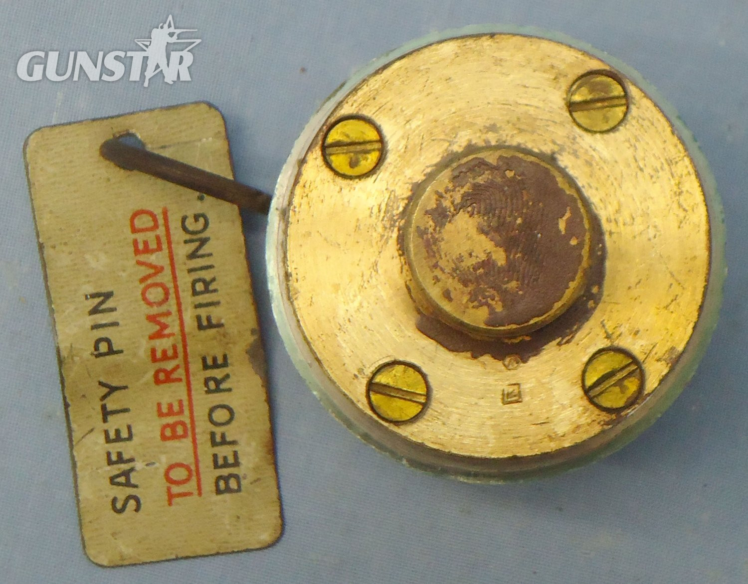 {CATEGORY} - INERT DEACTIVATED. British, Royal Navy, MINT, WW2, Unfired, 1942 Dated, Number 720 Mark IV/N (Navy) Rocket Nose Fuze. Sn - 22326:4 INERT DEACTIVATED. British, Royal Navy, MINT, WW2, Unfired, 1942 Dated, Number 720 Mark IV/N (Navy) Rocket Nose Fuze. Sn - 22326:4  Other Ammunition in 