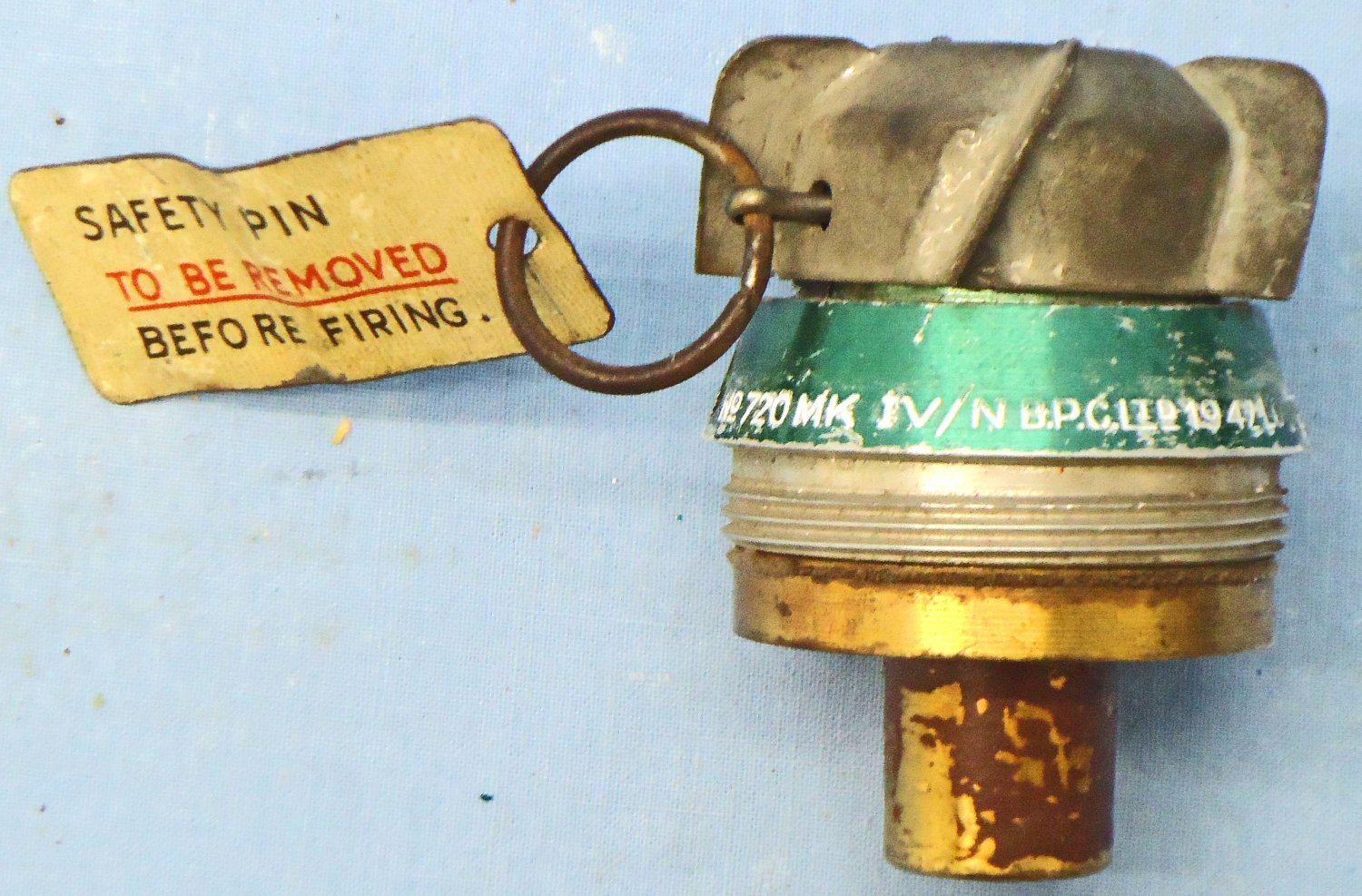 INERT DEACTIVATED. British, Royal Navy, MINT, WW2, Unfired, 1942 Dated, Number 720 Mark IV/N (Navy) Rocket Nose Fuze. Sn - 22326:4 INERT DEACTIVATED. British, Royal Navy, MINT, WW2, Unfired, 1942 Dated, Number 720 Mark IV/N (Navy) Rocket Nose Fuze. Sn - 22326:4  Other Ammunition - {CATEGORY} in 
