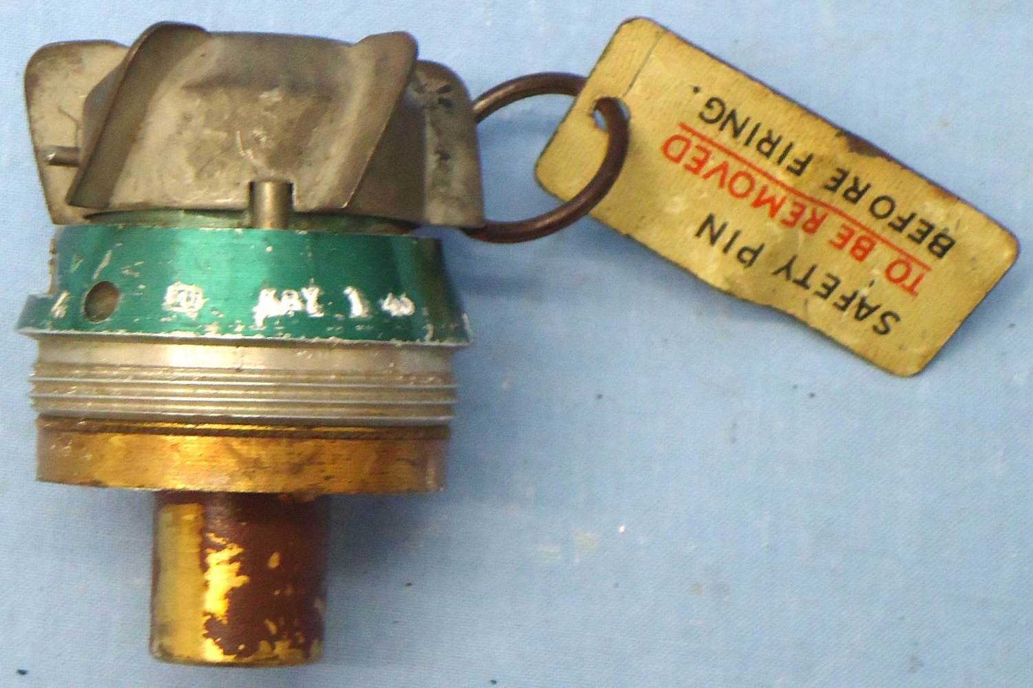 INERT DEACTIVATED. British, Royal Navy, MINT, WW2, Unfired, 1942 Dated, Number 720 Mark IV/N (Navy) Rocket Nose Fuze. Sn - 22326:4 INERT DEACTIVATED. British, Royal Navy, MINT, WW2, Unfired, 1942 Dated, Number 720 Mark IV/N (Navy) Rocket Nose Fuze. Sn - 22326:4  Other Ammunition - {CATEGORY}