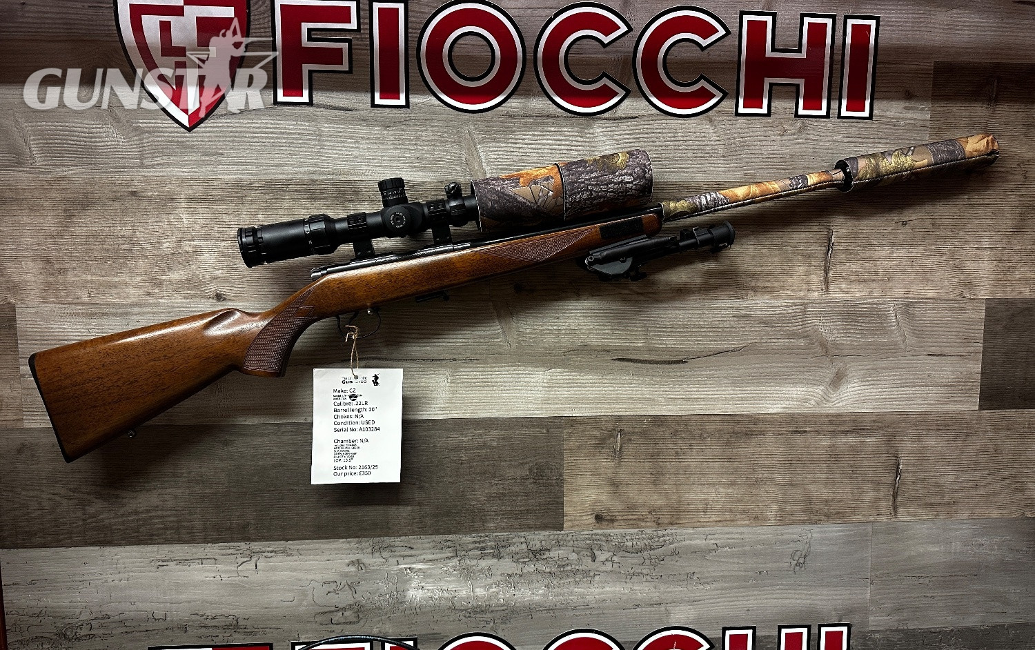 CZ 452-2E ZKM American Bolt Action .22 Long Rifle (.22 LR) Rifle in 