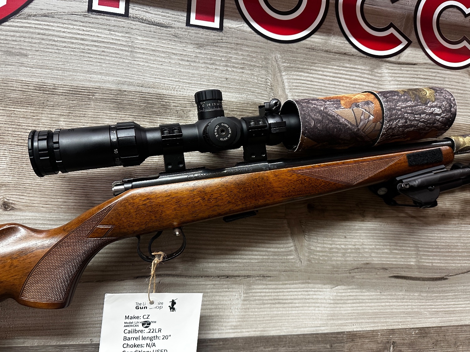  CZ 452-2E ZKM American Bolt Action .22 Long Rifle (.22 LR) Rifle