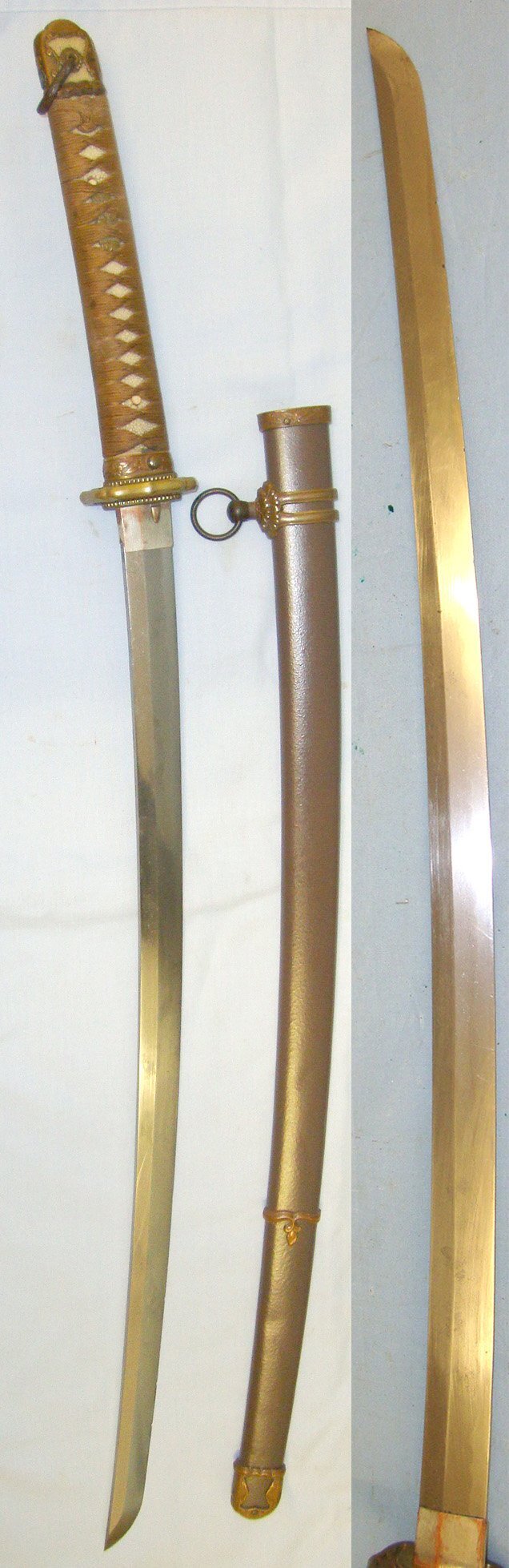  SUPERIOR MASTER SMITH**WW2 Japanese Officer’s Samurai Family Shin Gunto Type 98 Gendaito Sword With Smith Signed Tang ‘ISHIDO TERU HIDE SAKU’, Scabbard & Expert Assessment. Sn 23484:10 Sword