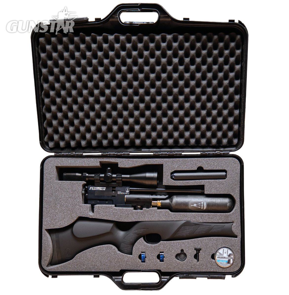 BSA BSA R12 CLX Takedown Air Rifle Carbon Edition Regulated .22 in 