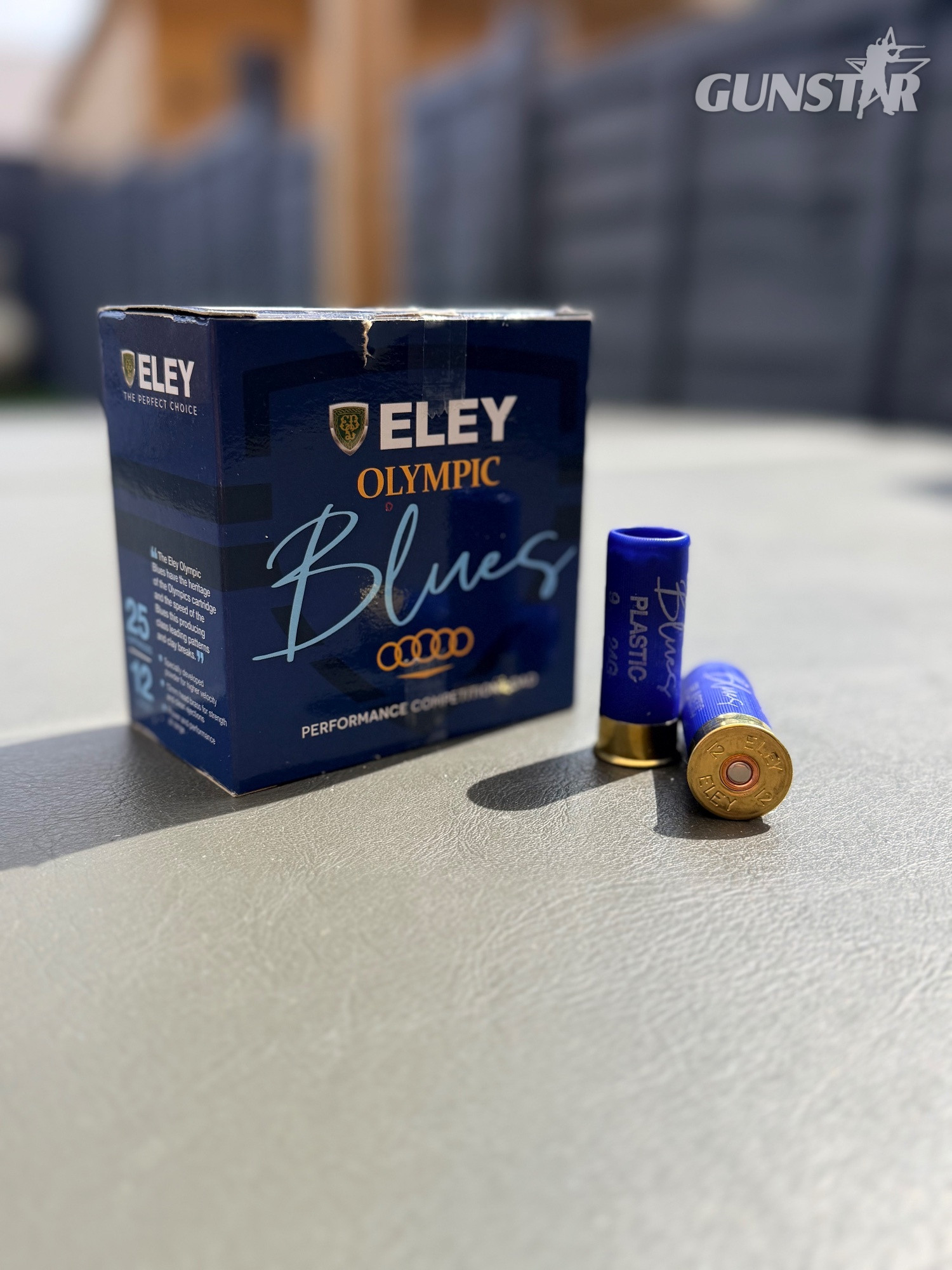 Eley (UK) 12G Olympic Blues Plastic  Cartridges in 
