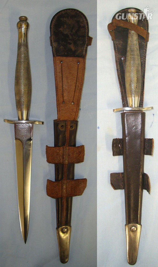  VERY RARE**WW2 British 1st Pattern Wilkinson FS Commando Fighting Knife With Double Etched Panels & Scabbard. Sn 23687:1 Knive
