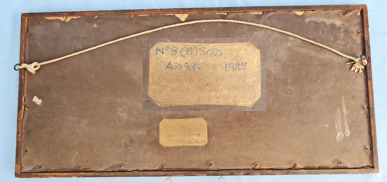 Royal Air Force, Number 8 Squadron Photograph, Dated 1928 of its Deployment to the Unrest In Aden. - MISC 832 Royal Air Force, Number 8 Squadron Photograph, Dated 1928 of its Deployment to the Unrest In Aden. - MISC 832 Antique & Militaria