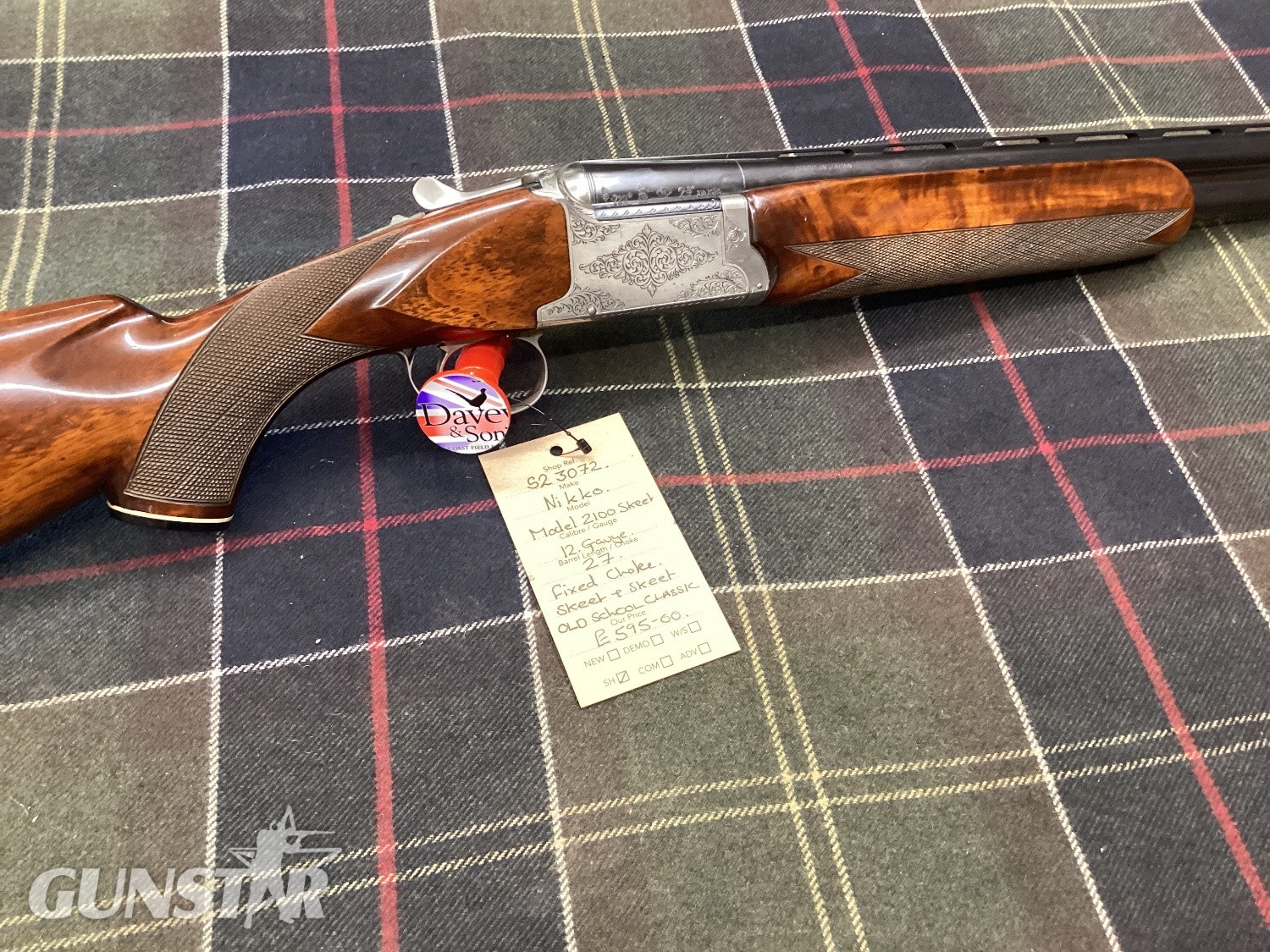 Nikko Stirling 2100 SKEET Over and Under 12 Bore/gauge in 