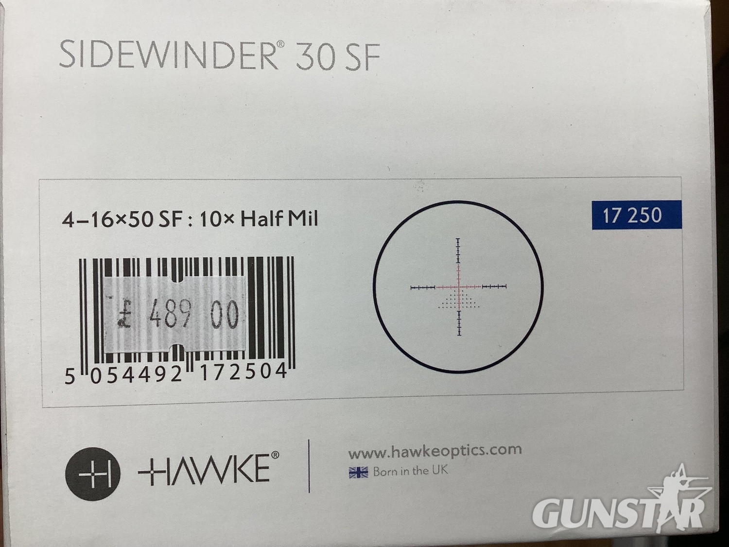 Hawke HAWKE SIDEWINDER 4-16X50 : 10X HALF MIL (NEW). Sight & Optic