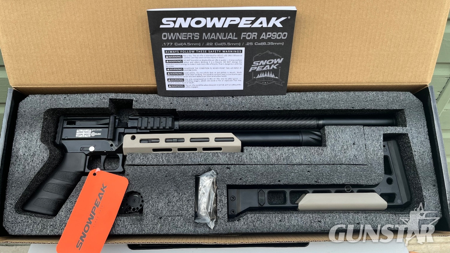 Snowpeak .AP 900 - Artemis m16A  AP900 & M16A .177 in 