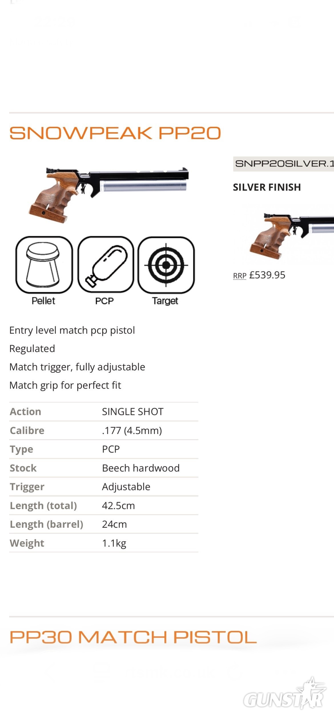 {CATEGORY} - Snowpeak .AP 900 - Artemis m16A  AP900 & M16A .177 in 