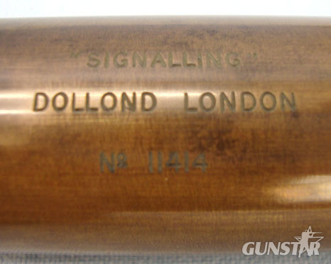  Dollond, London 3 Draw 'Signalling' No 11414 Brass Telescope With Interchangable Eye Piece Lens  Sight & Optic