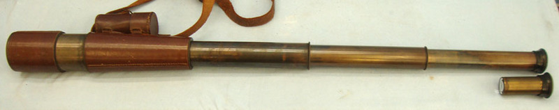 Dollond, London 3 Draw 'Signalling' No 11414 Brass Telescope With Interchangable Eye Piece Lens  Sight & Optic