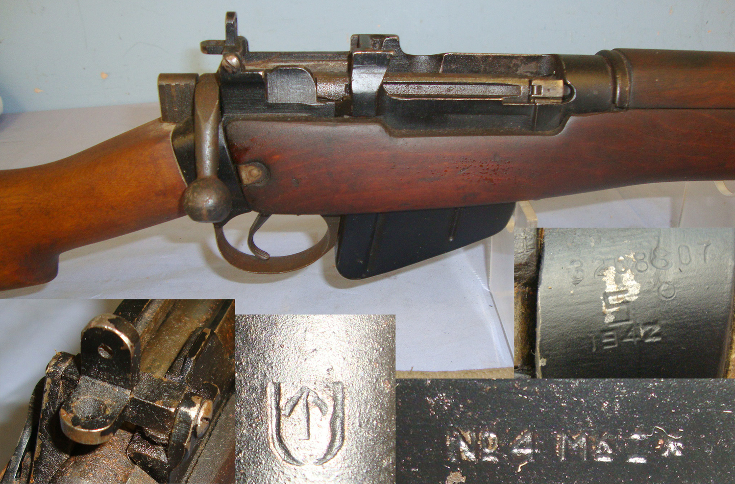 Savage Arms With South Africa WD Mark, Sling, No.4 MK II Pig Sticker Bayonet, No.4 MK 1 Scabbard & WD Frog**UK 2011 DEACTIVATION CERTIFICATED**Sn 21216:3 Bolt Action None Rifle