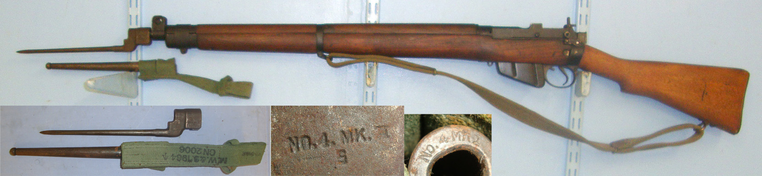  Savage Arms With South Africa WD Mark, Sling, No.4 MK II Pig Sticker Bayonet, No.4 MK 1 Scabbard & WD Frog**UK 2011 DEACTIVATION CERTIFICATED**Sn 21216:3 Bolt Action None Rifle