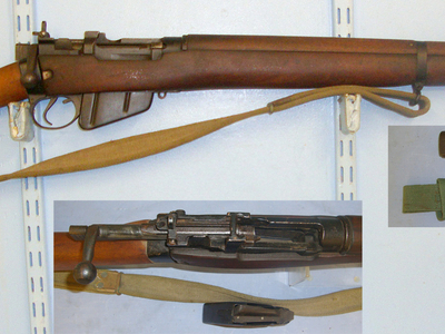 Savage Arms With South Africa WD Mark, Sling, No.4 MK II Pig Sticker Bayonet, No.4 MK 1 Scabbard & WD Frog**UK 2011 DEACTIVATION CERTIFICATED**Sn 21216:3 Bolt Action None Rifle