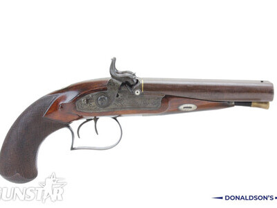 Nicholson Of London Double Barrel Traveling Pistol .54 Cal Muzzleloader Muzzleloader