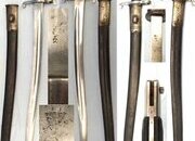 RARE, British, Pattern 1863 Whitworth Rifle Yatahgan Sword Bayonet and Scabbard. BAYO 370 Bayonet