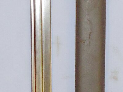 WWII Dated British 1907 Bayonet Scabbard and Frog by Manufacturer Vickers. 21602:3 Bayonet