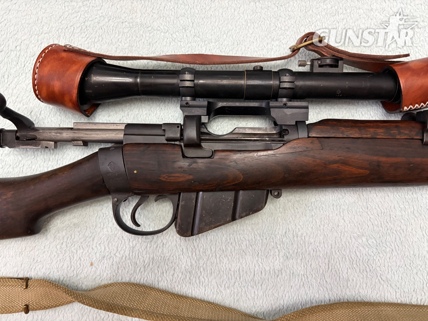  Lee Enfield No 4  Bolt Action .22 Long Rifle (.22 LR) Rifle
