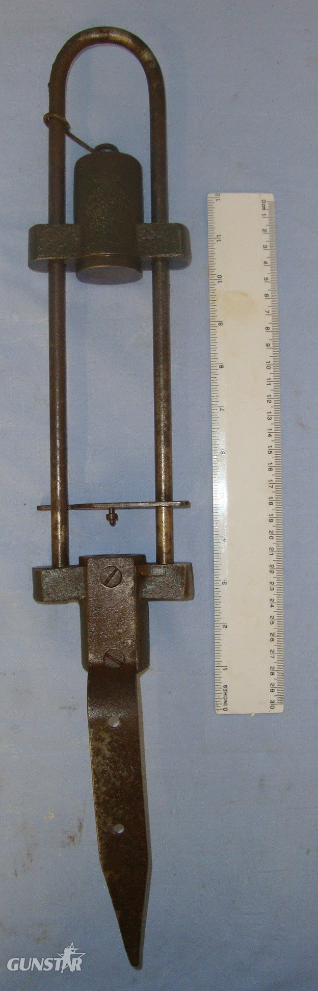  Victorian / Edwardian Game Keeper\'s, 12 Bore Blank Shotgun Cartridge Firing, Trip Wire / Trap \'Alarm\'. Sn 21451 Antique & Militaria