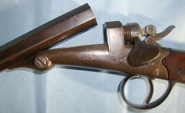  E. M. Reilly & Co. .40 Calibre Break Action Needle Fire Rook Rifle Single Shot  Rifle