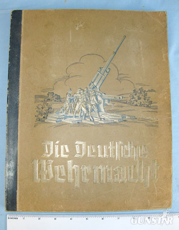 Die Deutsche Wehrmacht, German Paper Back Cigarette Card Album By Cigaretten Bil Complete & Original 1936 Nazi German ‘Die Deutsche Wehrmacht’ German Paper Back  Other Accessory in 
