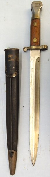 Volunteer Pattern 1888 Lee Metford Bayonet And Scabbard Bayonet