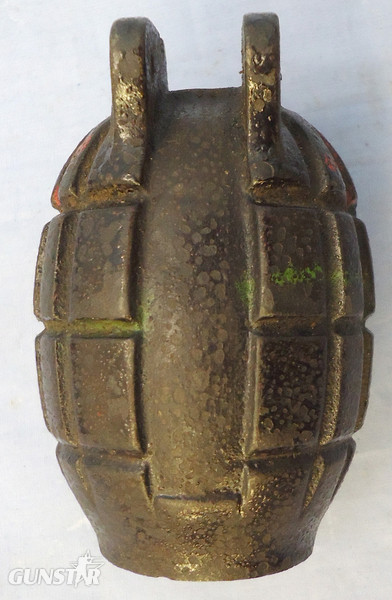 {CATEGORY} - INERT DEACTIVATED WW2 1942 Dated Mills No 36M MK1, Hand Grenade. - O 1758 INERT DEACTIVATED WW2 1942 Dated Mills No 36M MK1, Hand Grenade. - O 1758  Other Ammunition
