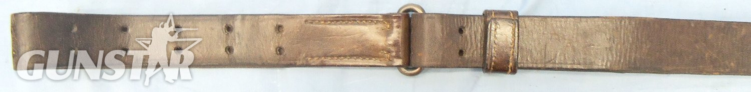 {CATEGORY} - Springfield Armory American. WW1, 1918 Dated Springfield Rifle Leather & Brass Sling. Sn - 22426:69 Other Accessory