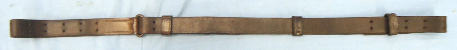 {CATEGORY} - Springfield Armory American. WW1, 1918 Dated Springfield Rifle Leather & Brass Sling. Sn - 22426:69 Other Accessory in 