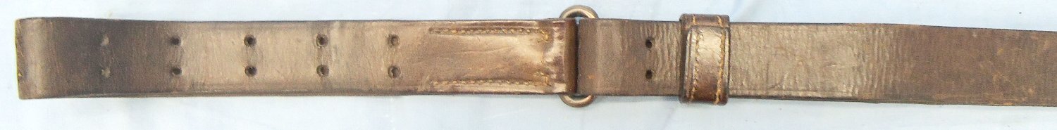 {CATEGORY} - Springfield Armory American. WW1, 1918 Dated Springfield Rifle Leather & Brass Sling. Sn - 22426:69 Other Accessory
