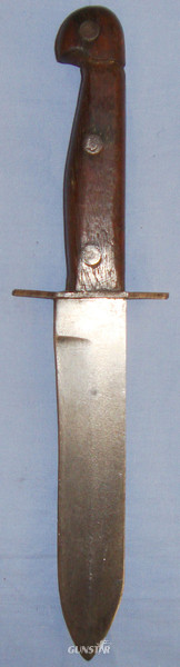  WW2 Australian Wood Gripped Fighting Knife By East Bros. Sydney. Sn 11617. Dagger