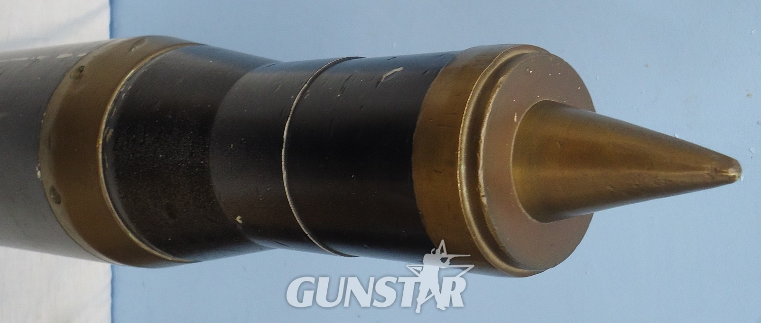  INERT DEACTIVATED. Early a scarce, 1952 Dated Unfired 20pr (84x618R) APDS (Armour Piercing Discarding Sabot) DRILL Round. Sn - 22846:88 INERT DEACTIVATED. Early a scarce, 1952 Dated Unfired 20pr (84x618R) APDS (Armour Piercing Discarding Sabot) DRILL Round. Sn - 22846:88  Other Ammunition
