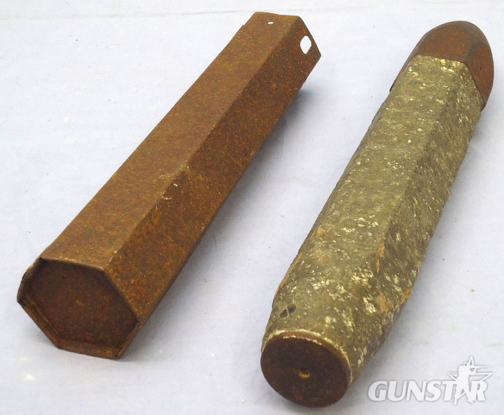 INERT DEACTIVATED. British, WW2, Rare, 4 Pound Tile Breaking Pointed Steel Tip Incendiary Bomb. - O 1885 INERT DEACTIVATED. British, WW2, Rare, 4 Pound Tile Breaking Pointed Steel Tip Incendiary Bomb. - O 1885  Other Ammunition - {CATEGORY}