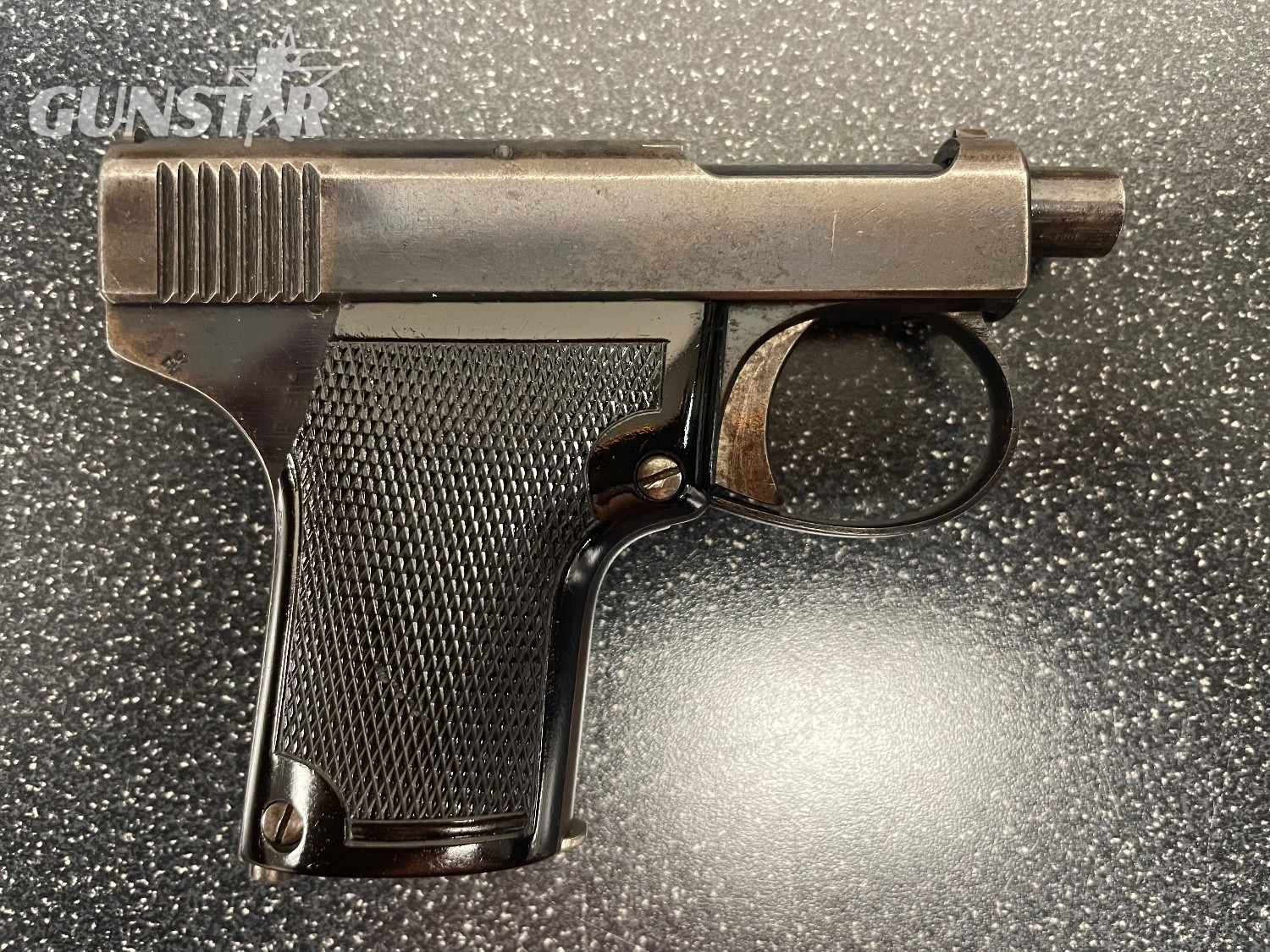  Webley & Scott 1912 25 ACP (6.35×16mmSR Browning) Semi Auto