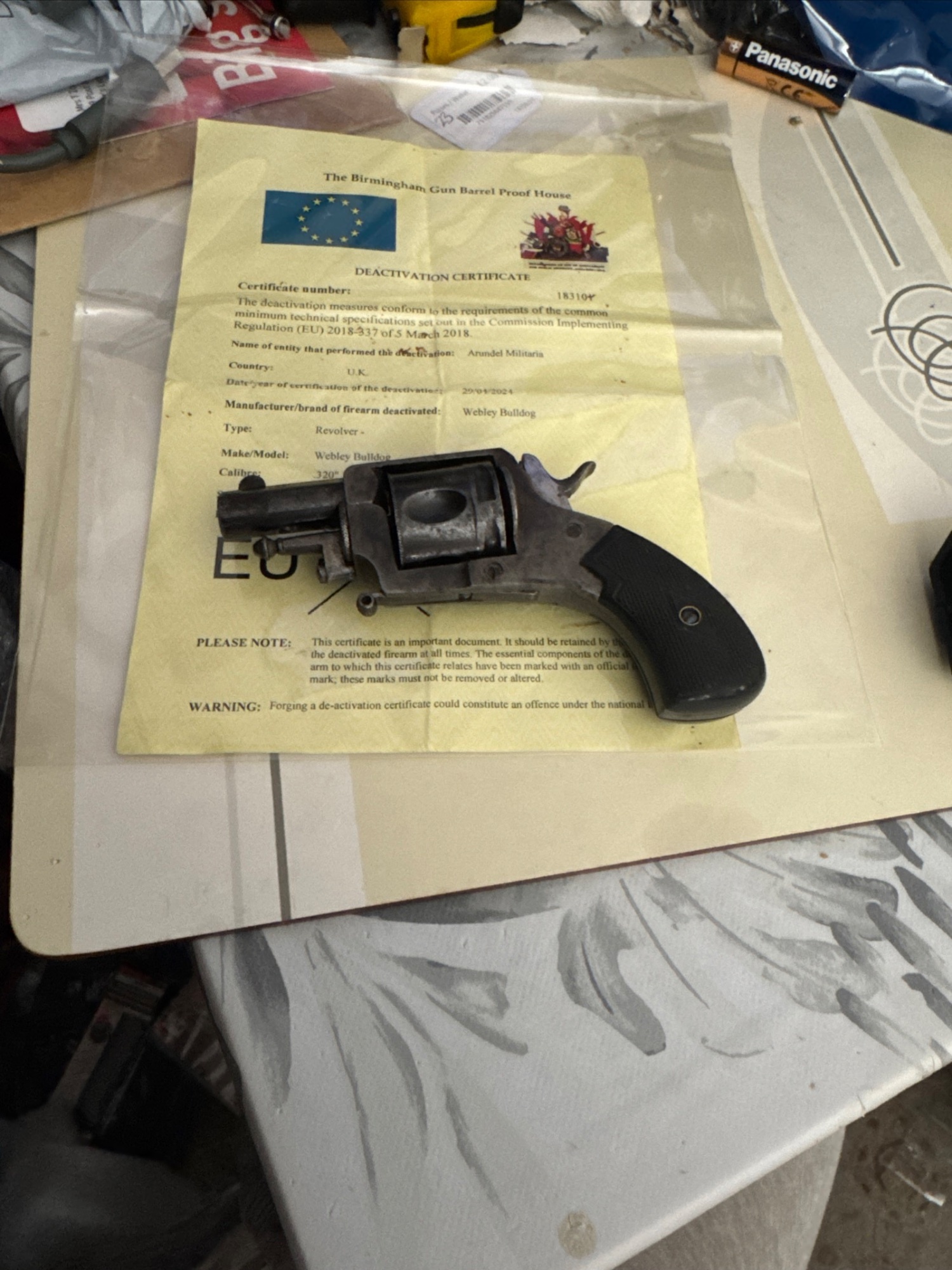 Webley / Webley & Scott Bulldog .320 Revolver Revolver in 
