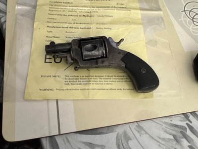 Webley / Webley & Scott Bulldog .320 Revolver Revolver