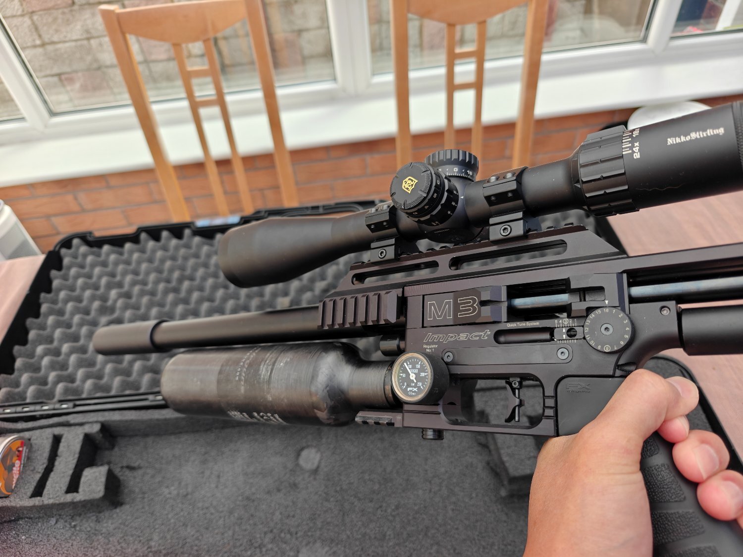 {CATEGORY} - FX Airguns FX impact M3 + Scope  .22 in 