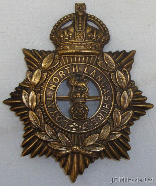 Victorian Kings Crown ‘Loyal North Lancashire’ Helmet Plate. BA 375 Victorian Kings Crown ‘Loyal North Lancashire’ Helmet Plate. BA 375 Other Accessory