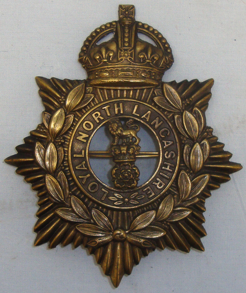 Victorian Kings Crown ‘Loyal North Lancashire’ Helmet Plate. BA 375 Victorian Kings Crown ‘Loyal North Lancashire’ Helmet Plate. BA 375 Other Accessory
